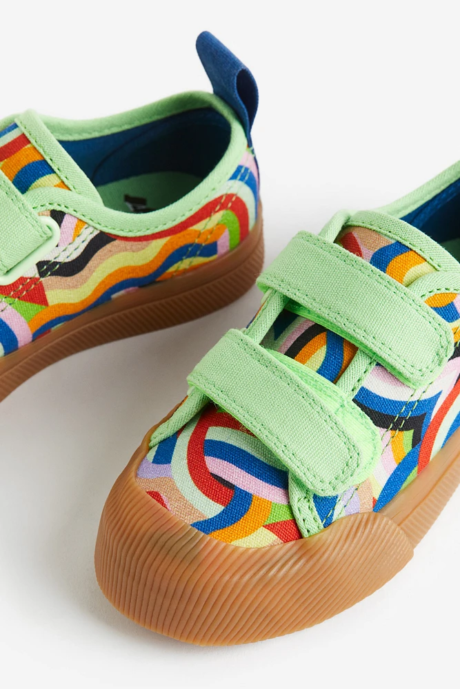 Patterned Canvas Sneakers