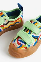 Patterned Canvas Sneakers