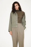 Tapered Twill Pants