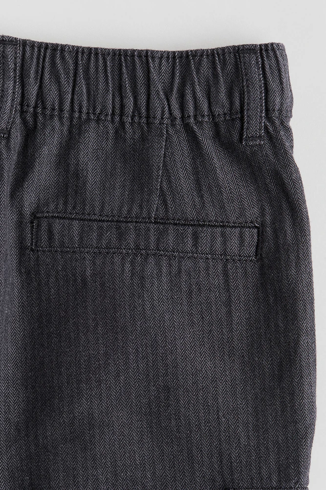 Cotton cargo shorts