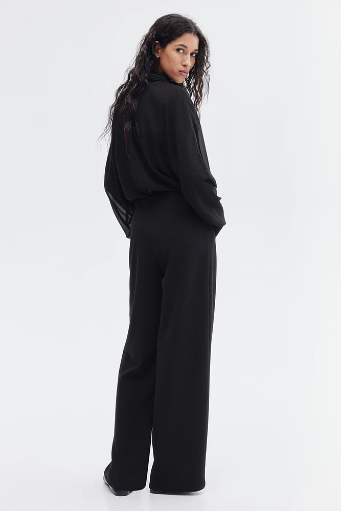 Button-front Pants