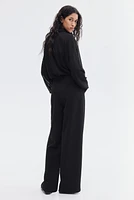 Button-front Pants