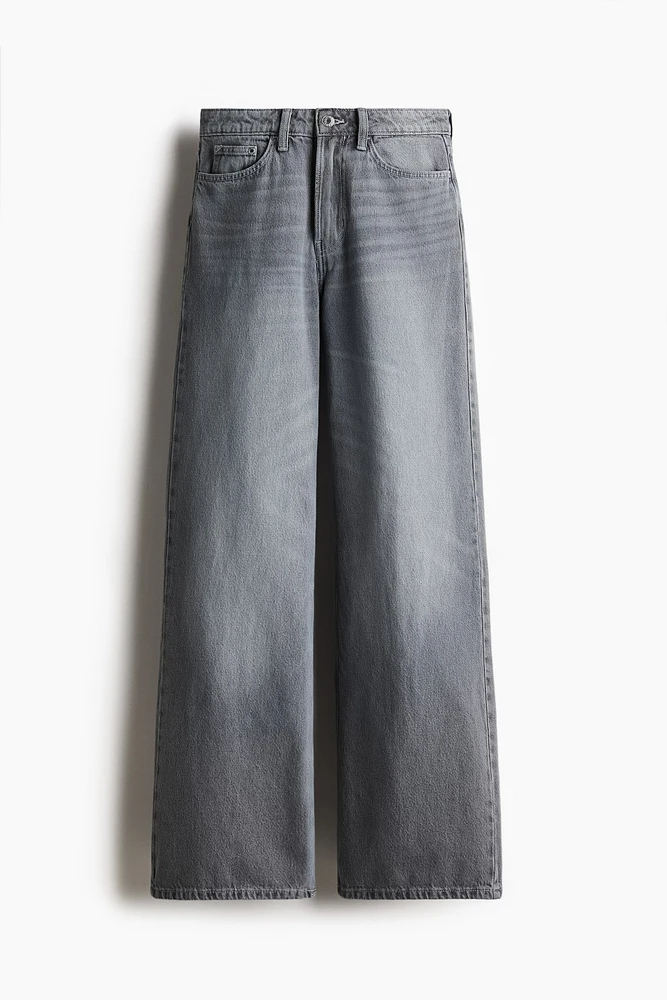 Jean ample Taille très haute