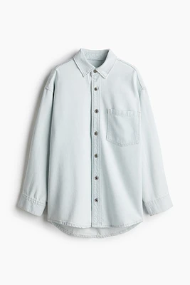 Feather Soft Oversized Denim Shirt