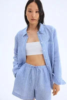 Linen Drawstring Shorts
