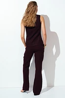 Pantalon sur mesure en lin mélangé