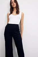 Button-front Pants