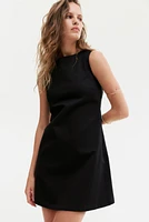 Open-Back Cotton Dress