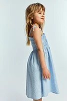 Smocked-top Dress