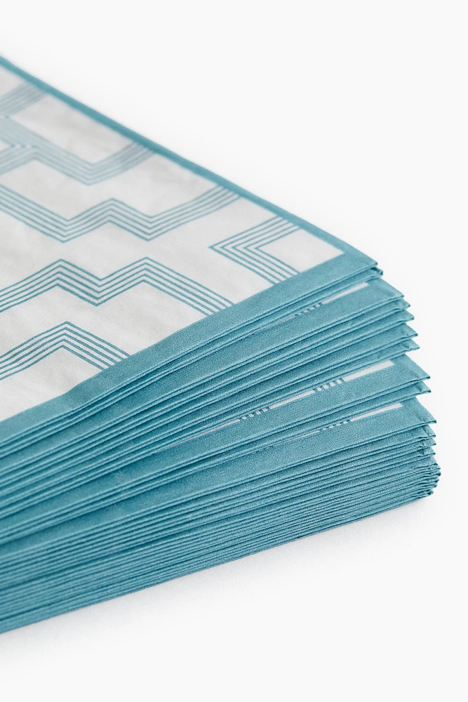 20-pack Patterned Paper Napkins
