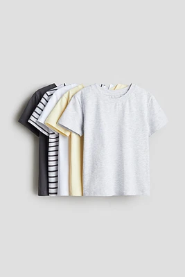 Lot de 5 hauts en jersey coton