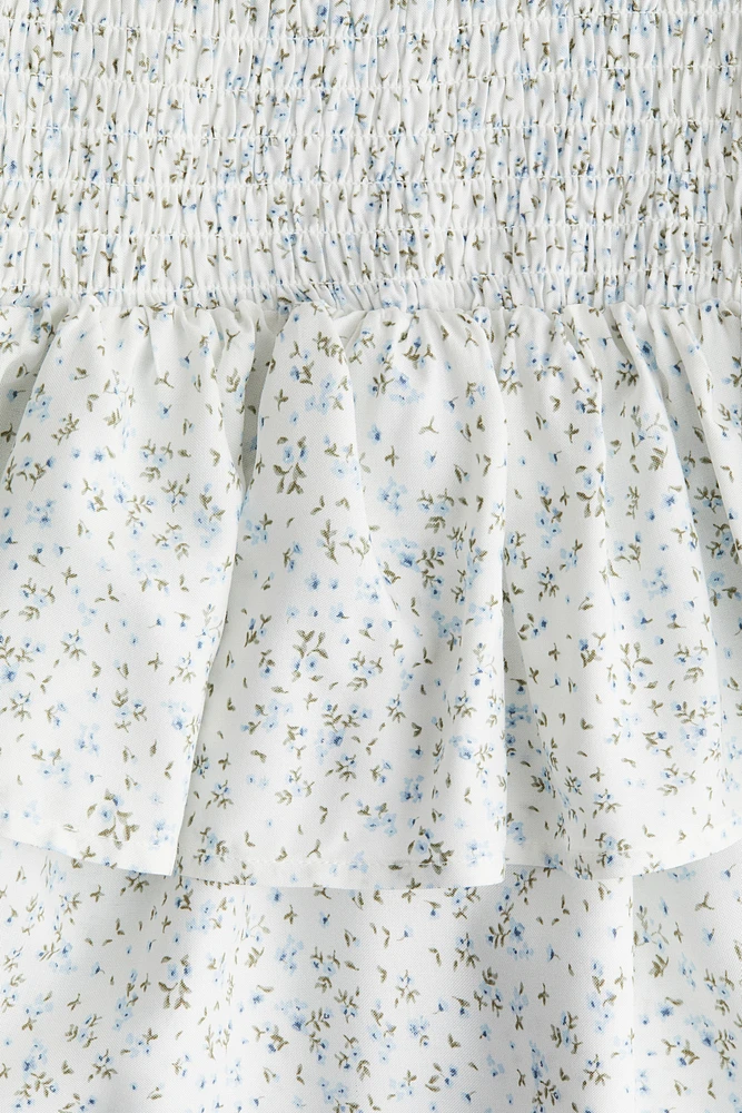Smocked Strappy Dress