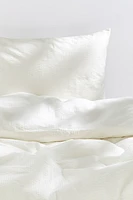 Seersucker Twin Duvet Cover Set