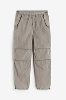 Loose Fit Nylon Parachute Pants