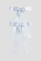 2-Pack Bow Hair Clips