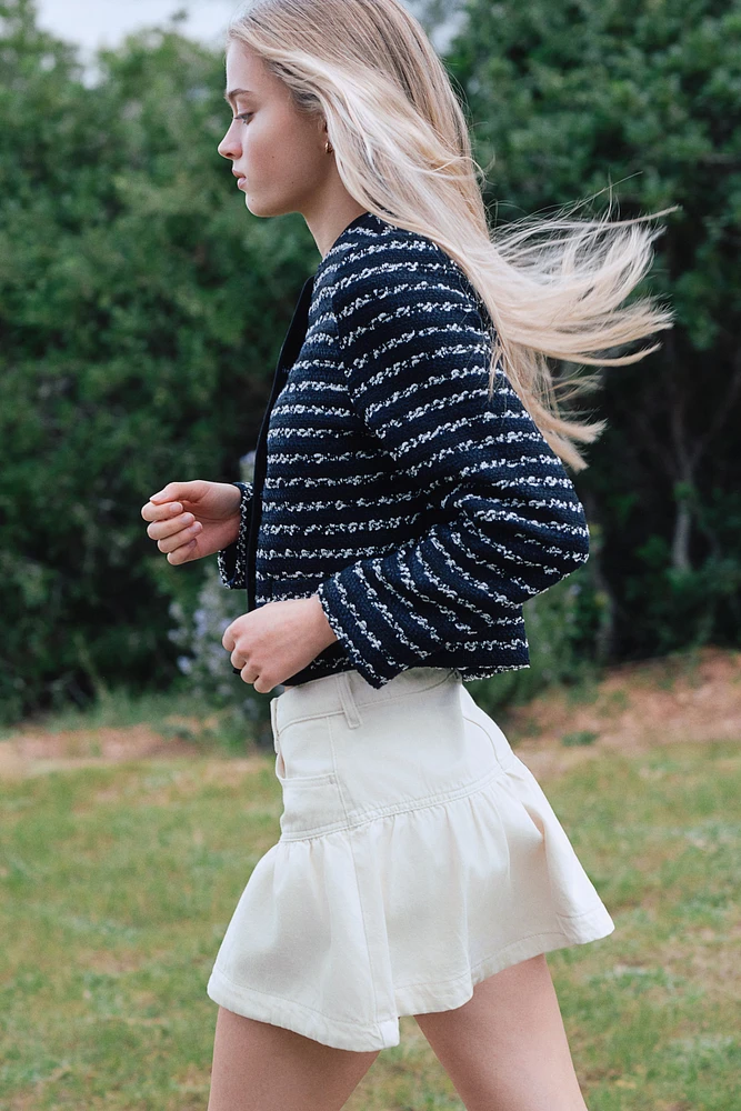 Textured-Weave Jacket