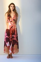 Crêpe Maxi Dress