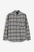 Loose Fit Flannel Shirt