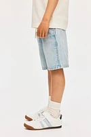 Cotton Denim Shorts