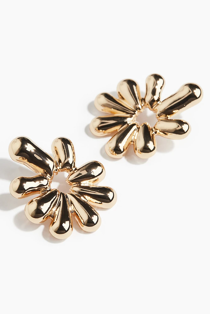 Flower-Shaped Earrings