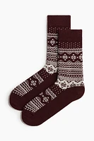 Wool-blend Socks