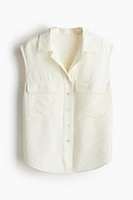 Sleeveless Cargo Shirt