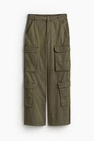 Wide-leg Cargo Pants