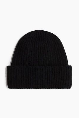 Rib-Knit Wool-Blend Hat