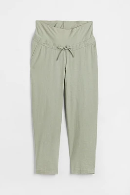 MAMA Linen-blend Pants