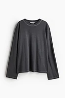 Long-sleeved Jersey Top