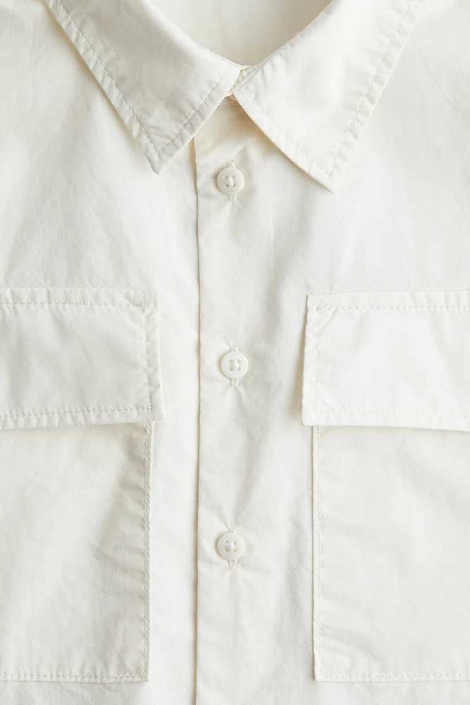 Chemise ample en coton