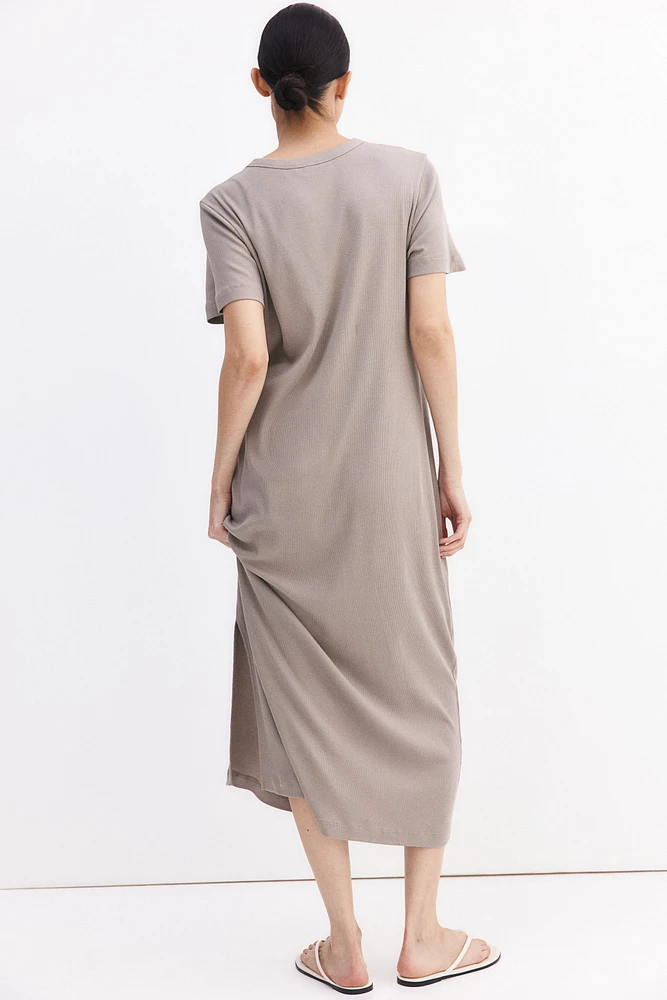 MAMA Ribbed T-shirt Dress