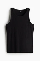 Slim Fit Ribbed Tank Top