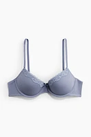 Cotton Demi Push-Up Bra