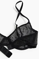 Mesh Underwire Bra