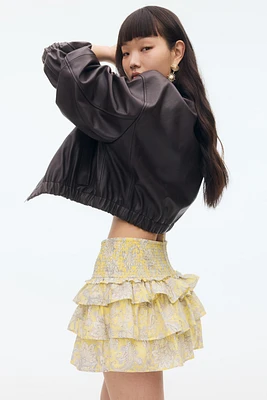 Tiered Mini Skirt