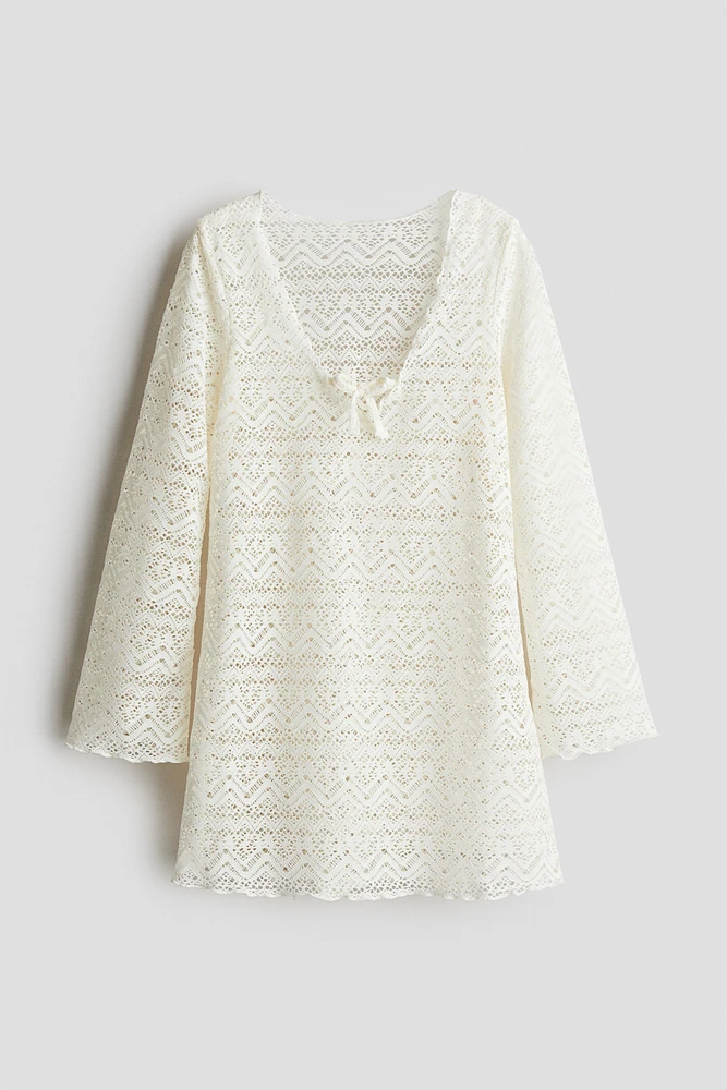 Crochet-Look Beach Dress