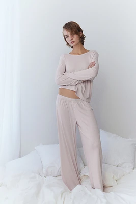 Pointelle Jersey Pajamas