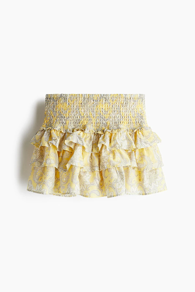 Tiered Mini Skirt