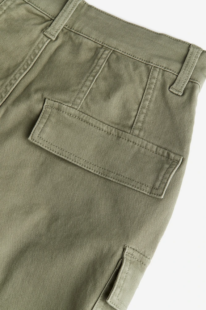 Twill Cargo Pants