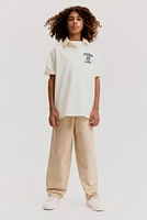Text-Motif Polo Shirt