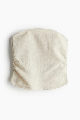 Gathered Corset-style Top