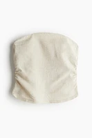 Gathered Corset-style Top