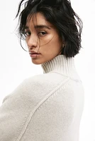 Cashmere-blend turtleneck jumper