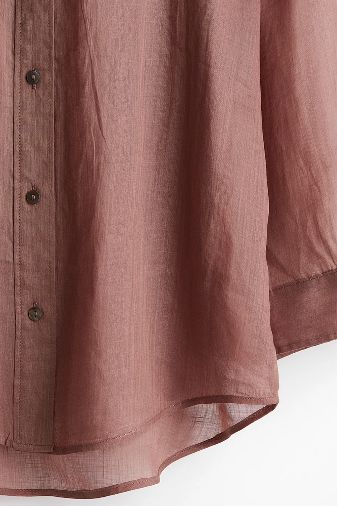 Oversized Ramie Shirt