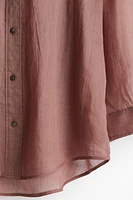 Oversized Ramie Shirt