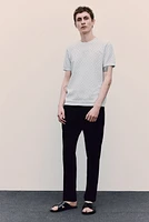 Regular Fit Pattern-knit T-shirt