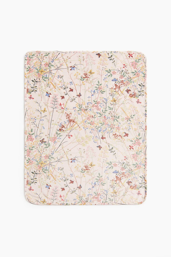 Patterned Velour Baby Blanket