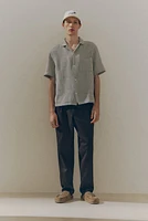 Regular-Fit Textured Resort Shirt