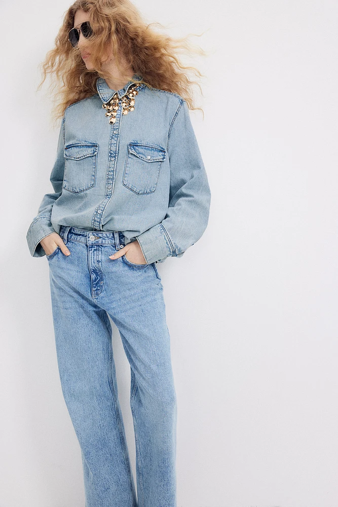 Chemise en denim